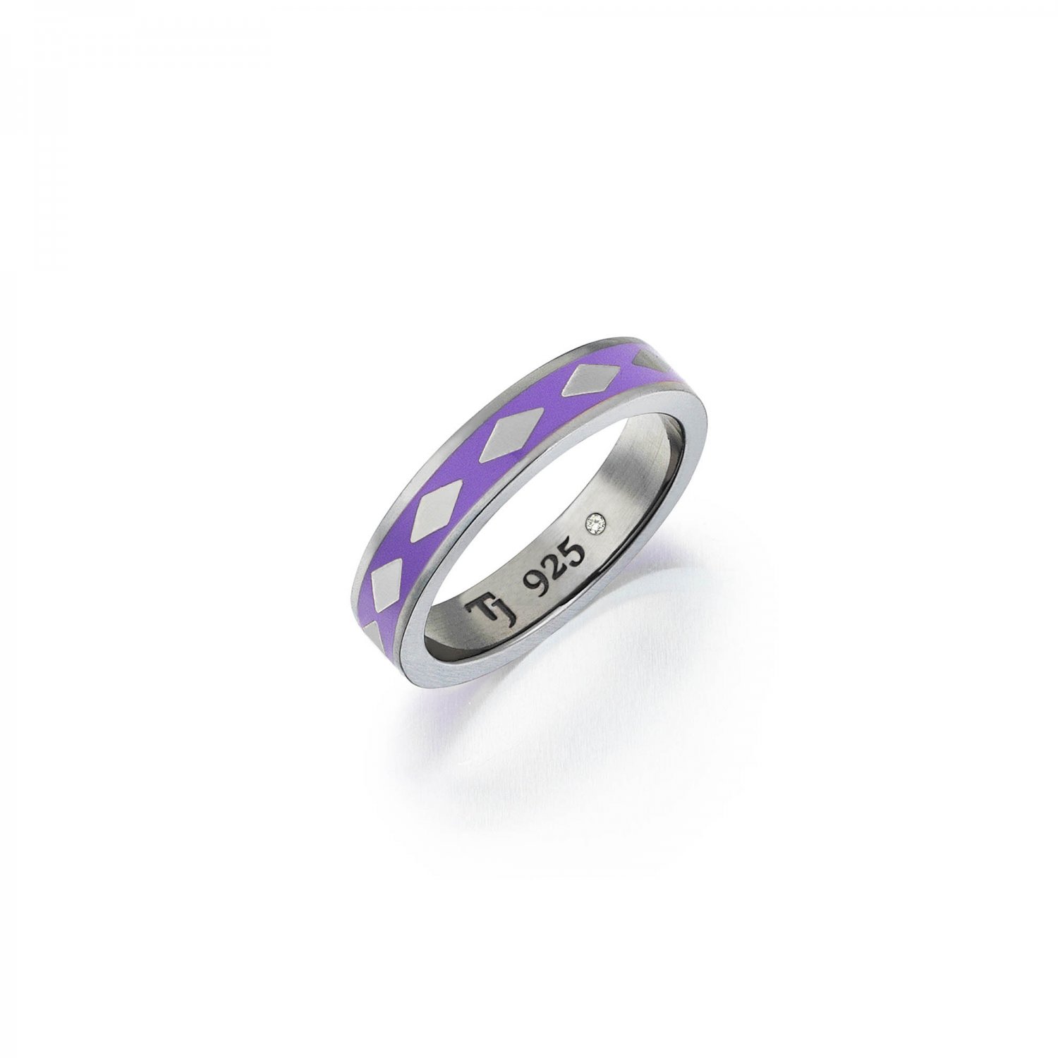 Cubic Snake Band in Silver - 5,30mm - LILAC